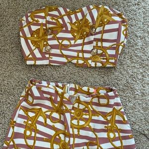 Pink & Gold Night Out 2 piece Set